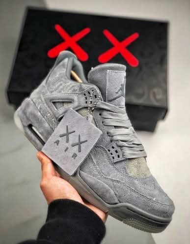 JORDAN 4S "GREY KAWS"
