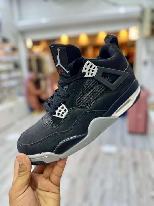 JORDAN 4S "BLACK/GREY"
