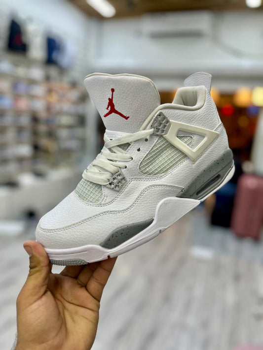 JORDAN 4S "WHITE/GREY"