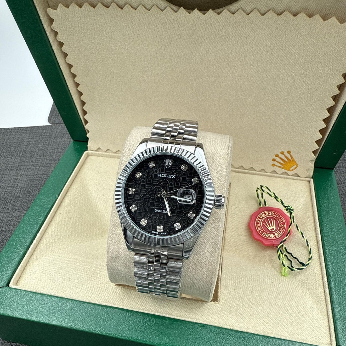 ROLEX "BLACK/SILVER"